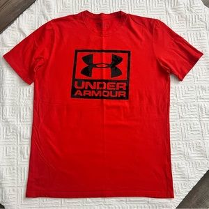 Under Armour Men’s Tshirt. Red/Blk.Size M. NEW. Never worn.